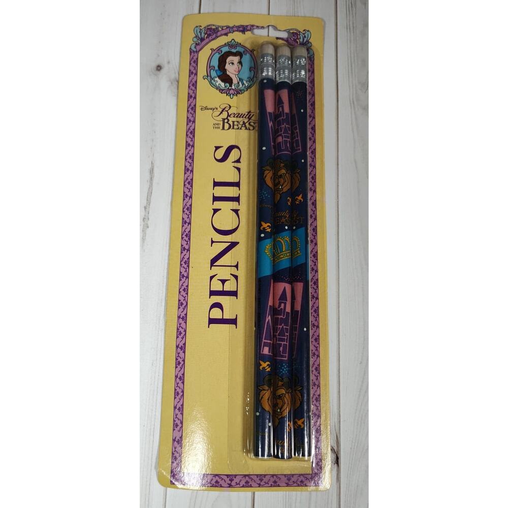3 Pack of Pencils from Beauty and the Beast